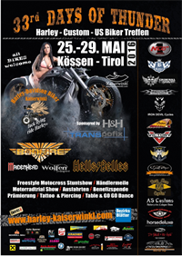 33. Harley-Davidson Treffen „Days of Thunder“